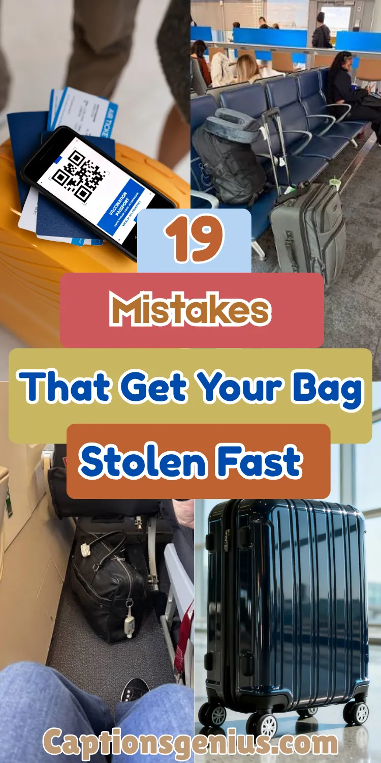 mistakes Airport Thieves Are Watching: 19 Mistakes That Get Your Bag Stolen Fast