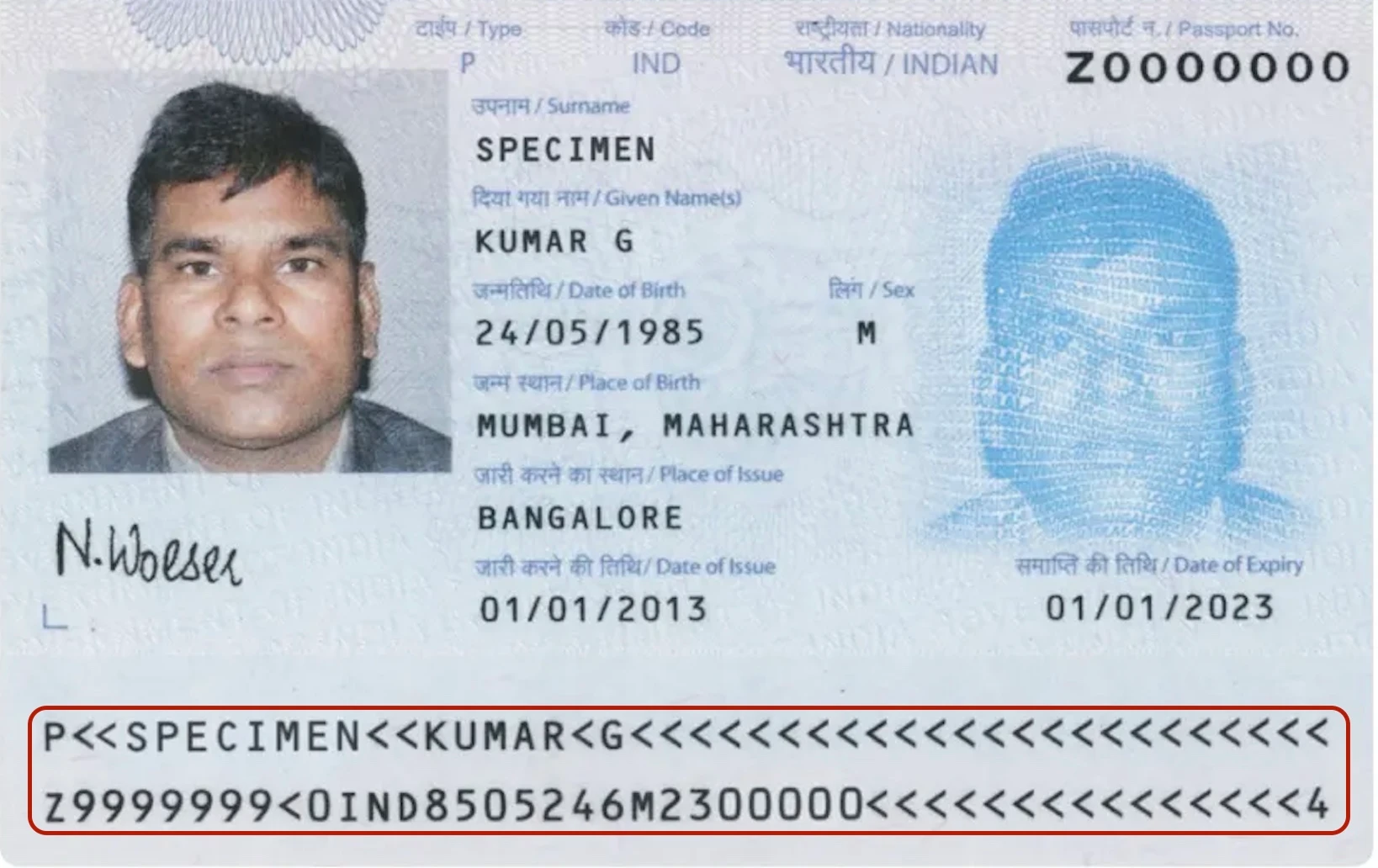 Damaged Passport Chips and Machine-Readable Zones (MRZ
