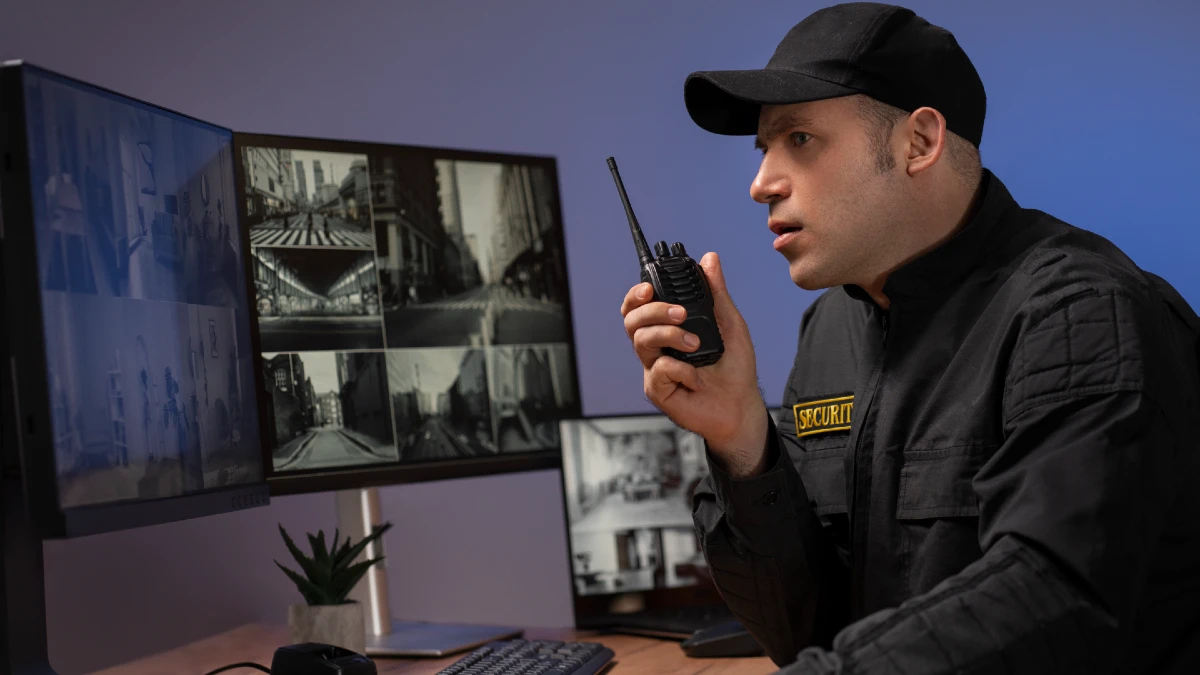 portrait male security