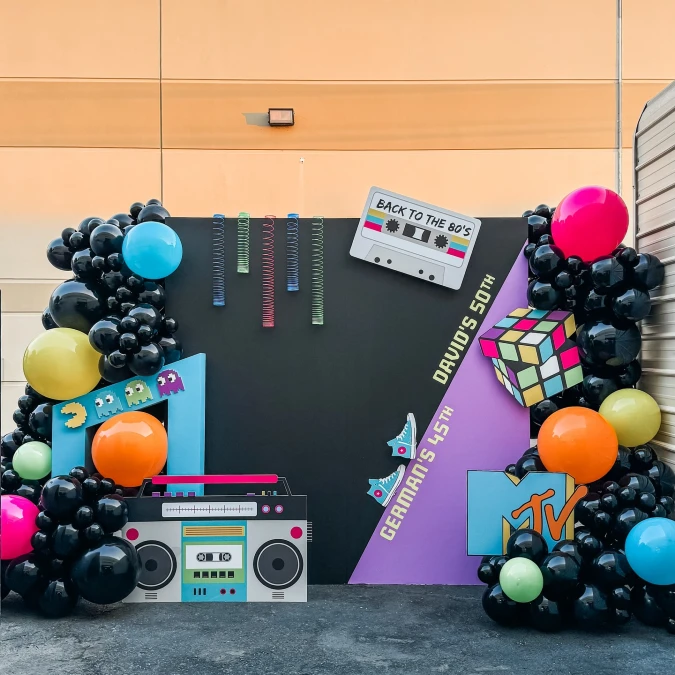 Retro Mixed Media Wall