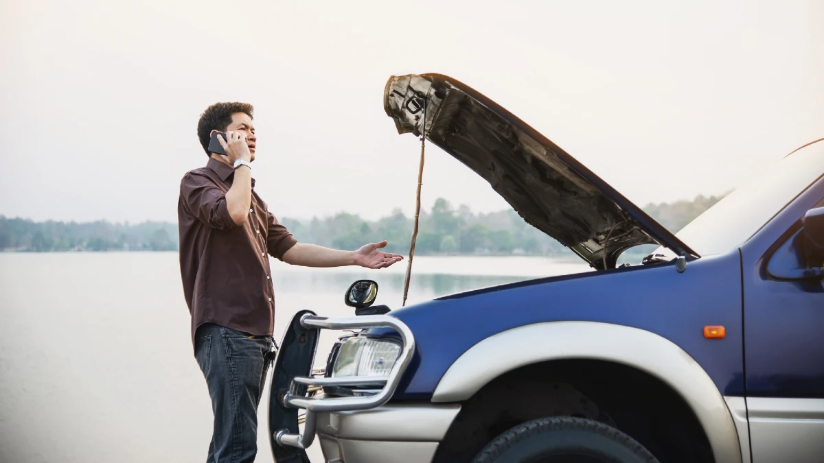 try fix car engine